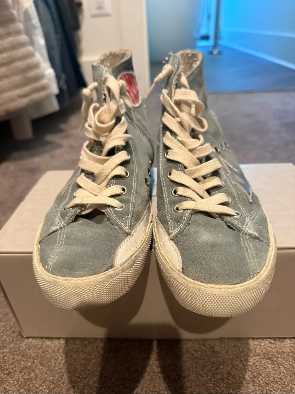GG suede Green FRANCY Classic’s. 
Size 38 - Picture 2 of 4